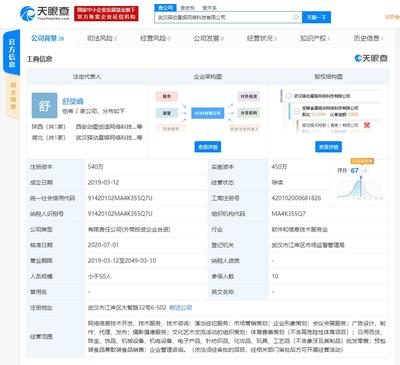 斗魚投資戰略再布局 入股武漢驛動星娛網絡科技，持股7.41%深化網絡融資服務生態